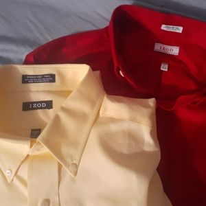 IZOD longsleeve mens dress shirts